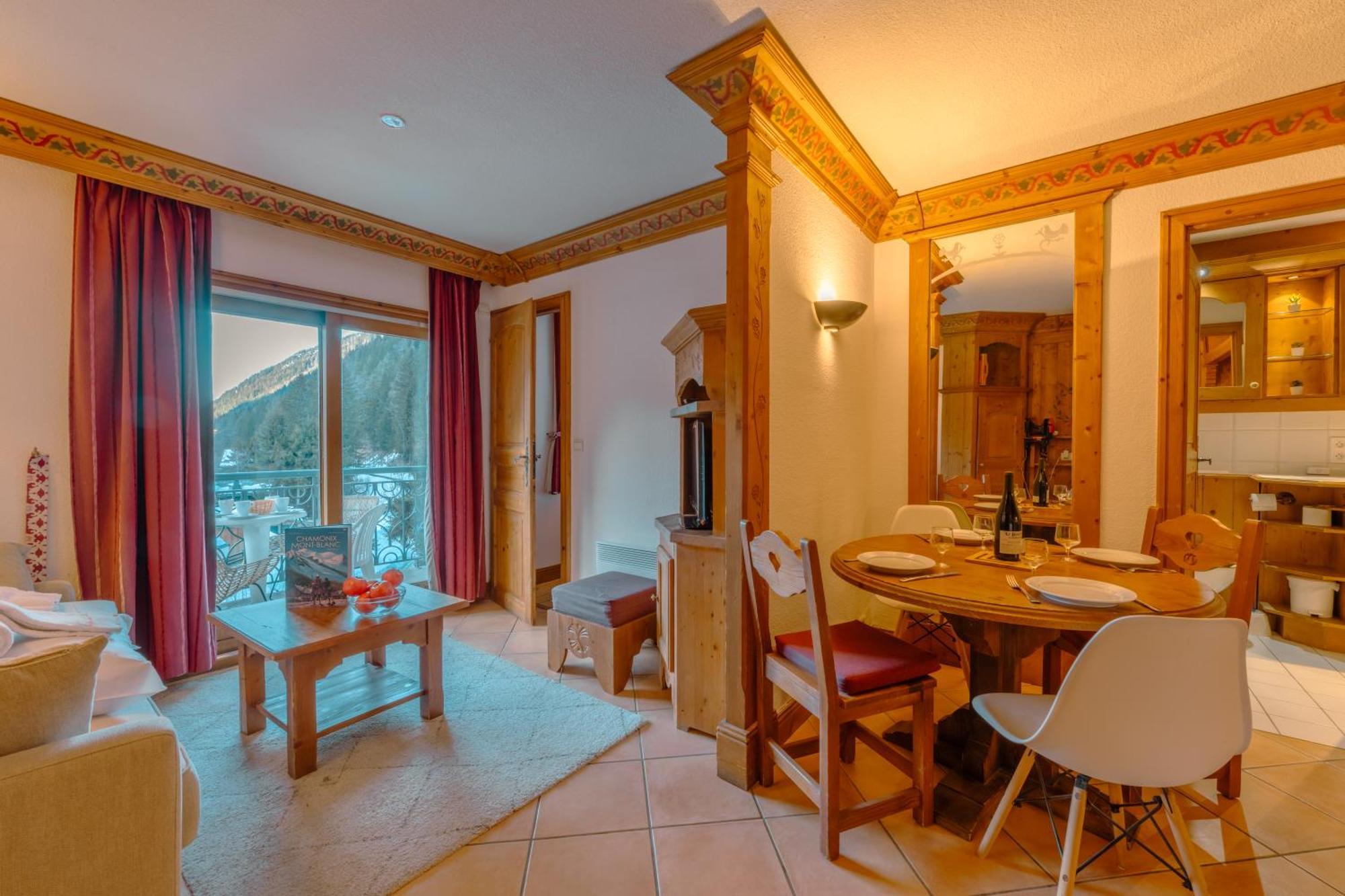 Mont Blanc View With Private Sauna - Cristal - Nant Blanc 14 - Happy Apartment Chamonix